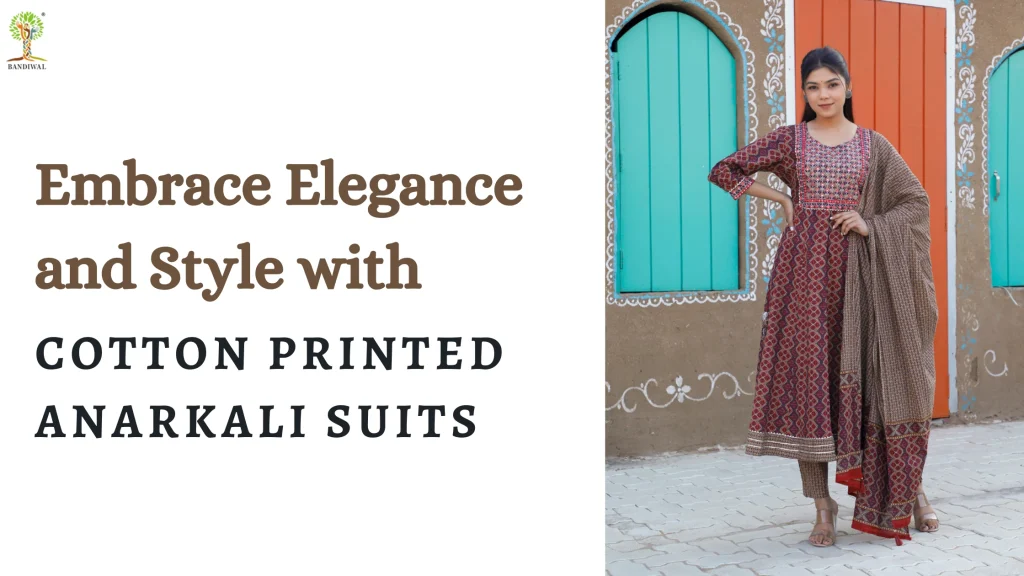 Cotton Printed Anarkali Suits