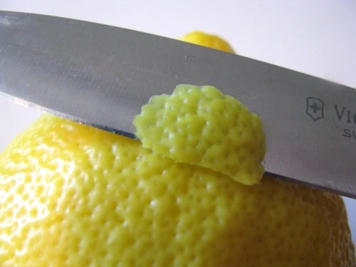 cutting with a knife