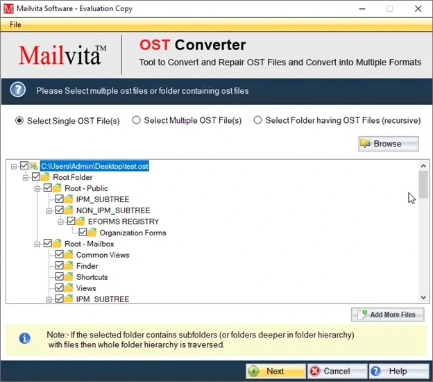 Migrate Offline OST2